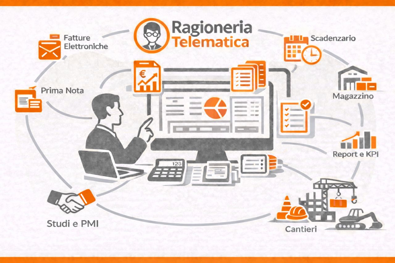 Panoramica dei settori serviti da Ragioneria Telematica